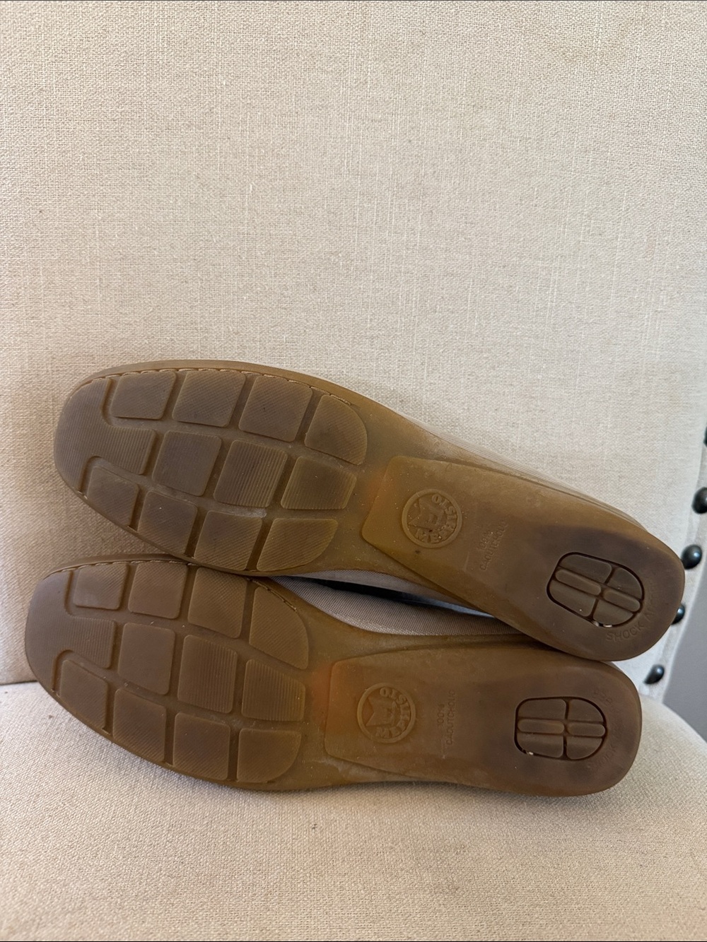 Mephisto Women's Cool Air Metallic Tassel Loafers Gray Taupe Size 10.5 - Picture 10 of 10
